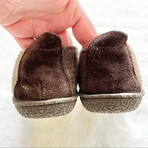 WOOLRICH TWO TONED COLOR BLOCK WOOL SLIPPERS STYLISH SOPHISTICATED - Picture 4 of 8